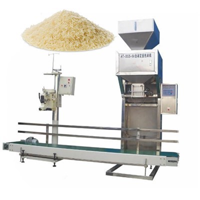 Машина за опаковане на зърнест ориз от 25 кг