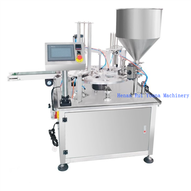 Automatische Becherfüllversiegelungsmaschine für Eiscreme-Honig-Milch-Joghurt