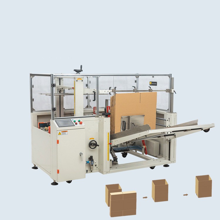 Automatic Carton Opening Machine With Taping Bottom