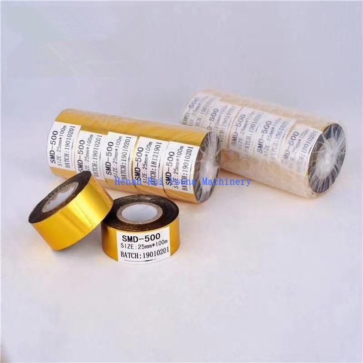 Gold Color Printing Ink Coding Foil Thermal Transfer Ink Ribbon