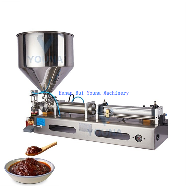 Pneumatic peanut butter filling machine (2)