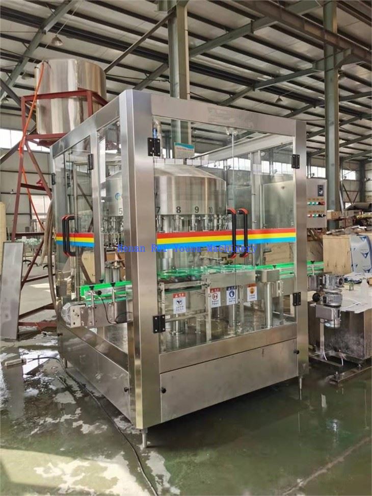 Customized automatic wine juice filling capping labeling line (3)