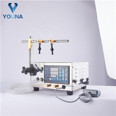 Double Injection Nozzle Ampoule Bottle Filling and Sealing Machine