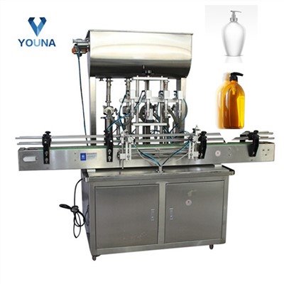 Automatic Hand Gel Sanitizer Shampoo Rotatory Bottle Filling and Capping Production Machine Line