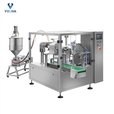 Bg Automatic Industrial Rice Sugar Dried Vegetables Stand up Pouch Filling and Sealing Packaging Machine