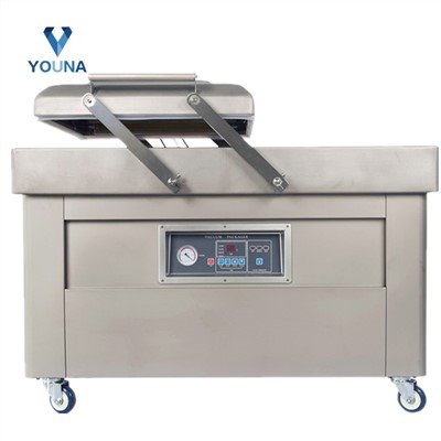 Thermoforming Vacuum & Gas/Nitrogen Filling Packaging/Packing Machine for Food/Meat/Sausage/Juice/Fish