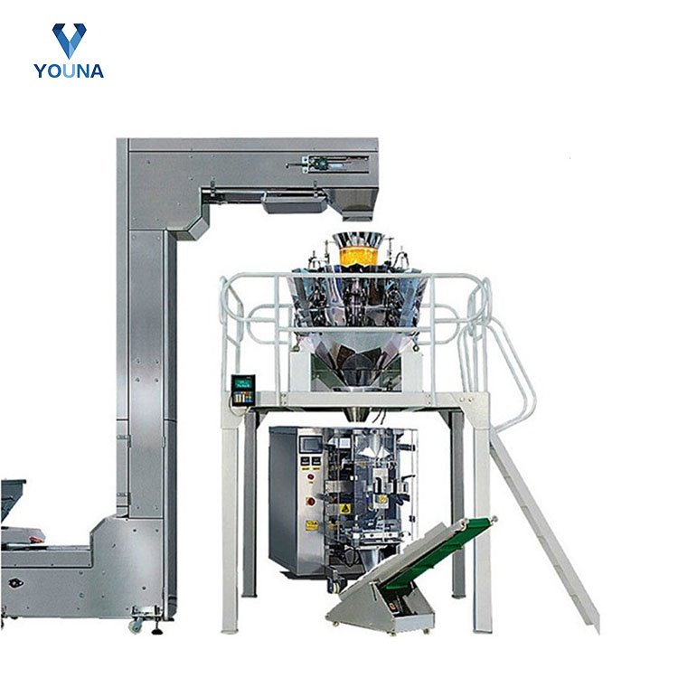 Automatic Vertical Vffs Small Sachet Banana Plantain Potato Chips Packing and Filling Machine Granule Nuts Packing Machine